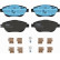 Brake Pad Set, disc brake COTEC GDB1926 TRW, Thumbnail 3