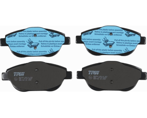 Brake Pad Set, disc brake COTEC GDB1926 TRW, Image 4