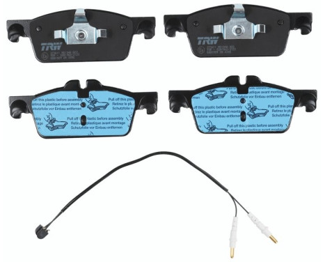 Brake Pad Set, disc brake COTEC GDB1929 TRW, Image 4