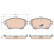 Brake Pad Set, disc brake COTEC GDB1933 TRW, Thumbnail 2