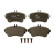 Brake Pad Set, disc brake COTEC GDB1933 TRW, Thumbnail 3
