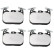 Brake Pad Set, disc brake COTEC GDB1943 TRW, Thumbnail 3