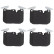 Brake Pad Set, disc brake COTEC GDB1943 TRW, Thumbnail 4
