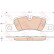 Brake Pad Set, disc brake COTEC GDB1962 TRW