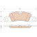 Brake Pad Set, disc brake COTEC GDB1962 TRW, Thumbnail 2