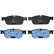 Brake Pad Set, disc brake COTEC GDB1970 TRW, Thumbnail 4
