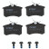 Brake Pad Set, disc brake COTEC GDB1973 TRW, Thumbnail 4