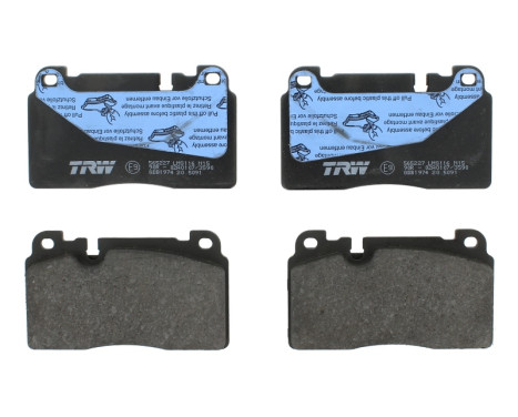 Brake Pad Set, disc brake COTEC GDB1974 TRW