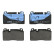 Brake Pad Set, disc brake COTEC GDB1974 TRW