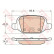 Brake Pad Set, disc brake COTEC GDB1981 TRW