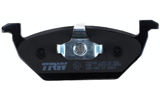 Brake Pad Set, disc brake COTEC GDB1984 TRW, Image 3