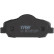 Brake Pad Set, disc brake COTEC GDB1992 TRW, Thumbnail 7