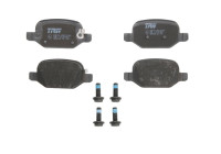 Brake Pad Set, disc brake COTEC GDB2002 TRW