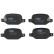 Brake Pad Set, disc brake COTEC GDB2002 TRW, Thumbnail 6