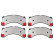 Brake Pad Set, disc brake COTEC GDB2004 TRW, Thumbnail 3