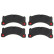 Brake Pad Set, disc brake COTEC GDB2004 TRW, Thumbnail 4