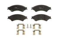 Brake Pad Set, disc brake COTEC GDB2005 TRW