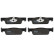 Brake Pad Set, disc brake COTEC GDB2016 TRW, Thumbnail 4