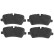Brake Pad Set, disc brake COTEC GDB2029 TRW, Thumbnail 5