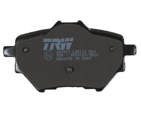 Brake Pad Set, disc brake COTEC GDB2036 TRW, Image 7