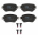 Brake Pad Set, disc brake COTEC GDB2042 TRW, Thumbnail 2