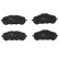 Brake Pad Set, disc brake COTEC GDB2044 TRW, Thumbnail 5