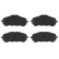 Brake Pad Set, disc brake COTEC GDB2044 TRW, Thumbnail 6