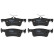 Brake Pad Set, disc brake COTEC GDB2055 TRW, Thumbnail 2