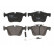 Brake Pad Set, disc brake COTEC GDB2071 TRW