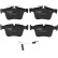 Brake Pad Set, disc brake COTEC GDB2071 TRW, Thumbnail 4