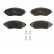 Brake Pad Set, disc brake COTEC GDB2096 TRW