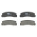 Brake Pad Set, disc brake COTEC GDB265 TRW
