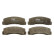 Brake Pad Set, disc brake COTEC GDB265 TRW, Thumbnail 3
