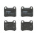 Brake Pad Set, disc brake COTEC GDB294 TRW