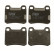 Brake Pad Set, disc brake COTEC GDB294 TRW, Thumbnail 3