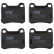 Brake Pad Set, disc brake COTEC GDB294 TRW, Thumbnail 4