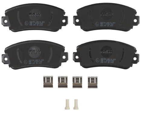 Brake Pad Set, disc brake COTEC GDB297 TRW, Image 4