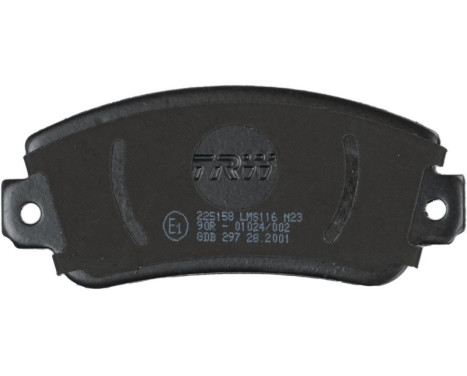 Brake Pad Set, disc brake COTEC GDB297 TRW, Image 7