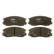 Brake Pad Set, disc brake COTEC GDB3046 TRW, Thumbnail 3