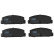 Brake Pad Set, disc brake COTEC GDB3088 TRW, Thumbnail 4