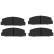 Brake Pad Set, disc brake COTEC GDB3088 TRW, Thumbnail 5