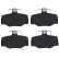 Brake Pad Set, disc brake COTEC GDB3092 TRW, Thumbnail 5