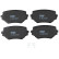 Brake Pad Set, disc brake COTEC GDB3132 TRW, Thumbnail 4