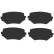 Brake Pad Set, disc brake COTEC GDB3132 TRW, Thumbnail 5