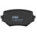 Brake Pad Set, disc brake COTEC GDB3132 TRW, Thumbnail 7