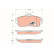 Brake Pad Set, disc brake COTEC GDB3168 TRW, Thumbnail 2