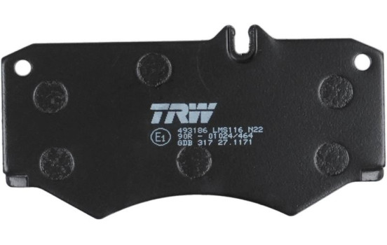 Brake Pad Set, disc brake COTEC GDB317 TRW, Image 6