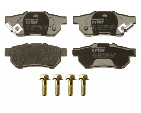 Brake Pad Set, disc brake COTEC GDB3174 TRW, Image 3