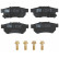 Brake Pad Set, disc brake COTEC GDB3174 TRW, Thumbnail 4