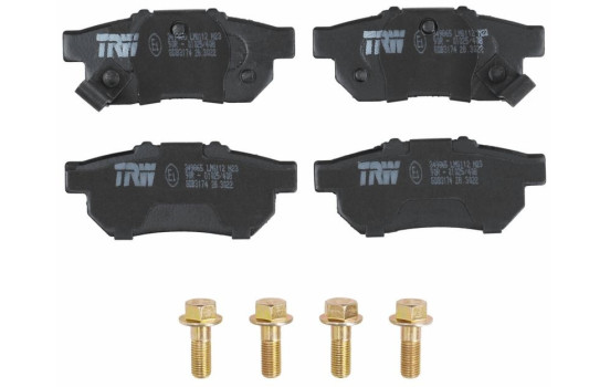 Brake Pad Set, disc brake COTEC GDB3174 TRW, Image 4